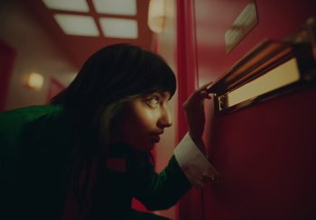 Movie still from “H&M - House of Members” (2023) – Extreme Close Up shot, Low angle