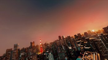 Movie still from “ASAHI - The Unusual” (2022) – Extreme Wide shot, High angle