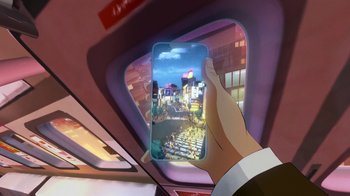 Movie still from “ASAHI - The Unusual” (2022) – Extreme Close Up shot, Overhead angle
