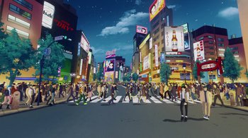 Movie still from “ASAHI - The Unusual” (2022) – Extreme Wide shot, High angle