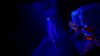 Movie still from “ASAHI - The Unusual” (2022) – Wide shot, Low angle