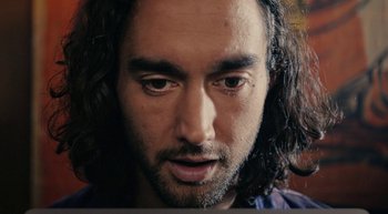 Movie still from “Chime - Whoa” (2021) – Close Up shot, Low angle