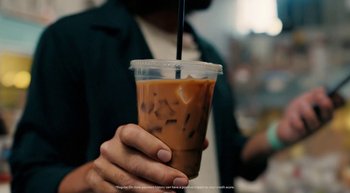 Movie still from “Chime - Whoa” (2021) – Extreme Close Up shot, High angle