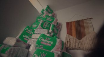 Movie still from “Chime - Whoa” (2021) – Extreme Close Up shot, Overhead angle
