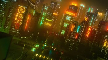 Movie still from “Ford Kuga - Levels” (2021) – Extreme Wide shot, High angle