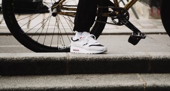 Movie still from “NIKE x SIZE? - Content De Te Revoir” (2024) – Extreme Close Up shot, Low angle