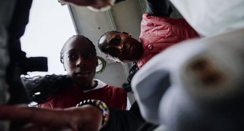 Movie still from “NIKE x SIZE? - Content De Te Revoir” (2024) – Close Up shot, Low angle