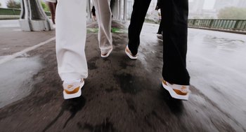 Movie still from “NIKE x SIZE? - Content De Te Revoir” (2024) – Extreme Close Up shot, Low angle