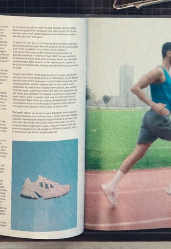 Movie still from “adidas Originals - Powered by the Past” (2020) – Wide shot, High angle