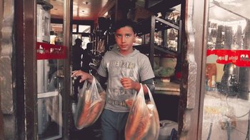 Movie still from “Leonardo Dalessandri - Watchtower of Turkey” (2014) – Medium shot, Low angle