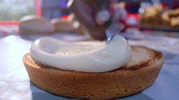 Movie still from “KFC - Crunch Collective” (2023) – Extreme Close Up shot, High angle