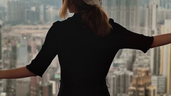 Movie still from “Leonardo Dalessandri - Watchtower of China” (2022) – Medium shot, Low angle