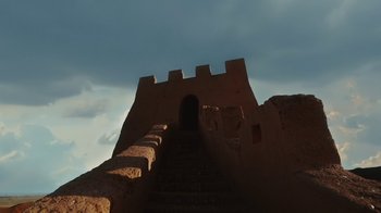 Movie still from “Leonardo Dalessandri - Watchtower of China” (2022) – Extreme Wide shot, Low angle