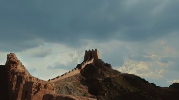 Movie still from “Leonardo Dalessandri - Watchtower of China” (2022) – Extreme Wide shot, Low angle