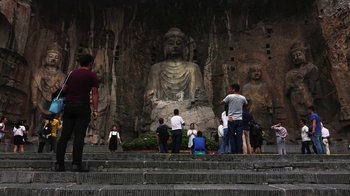 Movie still from “Leonardo Dalessandri - Watchtower of China” (2022) – Extreme Wide shot, Low angle