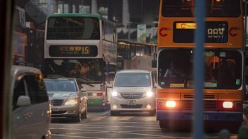 Movie still from “Leonardo Dalessandri - Watchtower of China” (2022) – Wide shot, Low angle