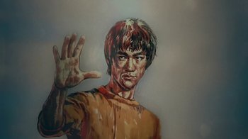 Movie still from “Leonardo Dalessandri - Watchtower of China” (2022) – Close Up shot, Low angle