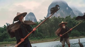 Movie still from “Leonardo Dalessandri - Watchtower of China” (2022) – Wide shot, Low angle