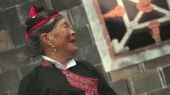 Movie still from “Leonardo Dalessandri - Watchtower of China” (2022) – Close Up shot, Over the shoulder angle