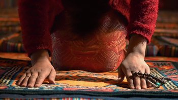 Movie still from “Leonardo Dalessandri - Watchtower of China” (2022) – Extreme Close Up shot, High angle