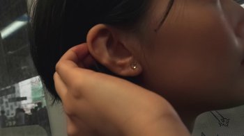 Movie still from “Leonardo Dalessandri - Watchtower of China” (2022) – Extreme Close Up shot, Over the shoulder angle