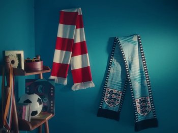 Movie still from “England Football - Our England” (2022) – Medium shot, High angle