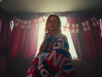 Movie still from “England Football - Our England” (2022) – Medium shot, Low angle