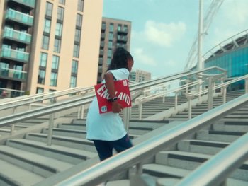 Movie still from “England Football - Our England” (2022) – Extreme Wide shot, Low angle