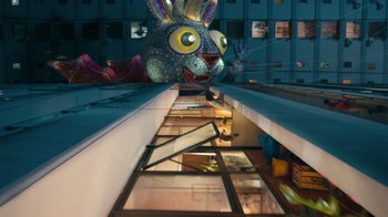 Movie still from “Delta - Runways” (2018) – Wide shot, Low angle