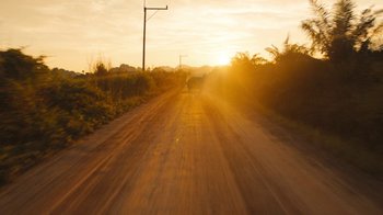 Movie still from “Delta - Runways” (2018) – Extreme Wide shot, High angle