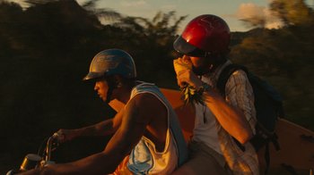 Movie still from “Delta - Runways” (2018) – Medium shot, Overhead angle