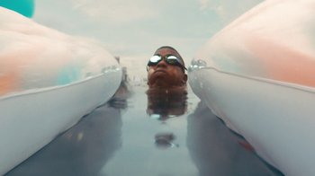 Movie still from “Delta - Runways” (2018) – Extreme Close Up shot, Low angle