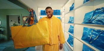 Movie still from “IKEA - Show Off Your Savvy” (2023) – Medium shot, Low angle
