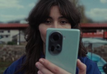 Movie still from “Oppo - Make Every Shot Stand Out” (2024) – Extreme Close Up shot, High angle