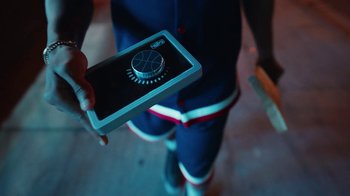 Movie still from “NBA - Playoff Mode” (2023) – Extreme Close Up shot, Overhead angle