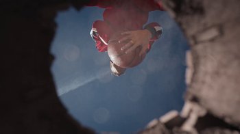 Movie still from “NBA - Playoff Mode” (2023) – Extreme Close Up shot, Low angle