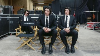 Movie still from “Squarespace - The Singularity (Backstage)” (2023) – Wide shot, High angle