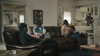 Movie still from “Atlantic - Typecast” (2018) – Wide shot, Over the shoulder angle