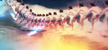 Movie still from “O'Neill  - Waveform” (2015) – Extreme Wide shot, Low angle