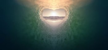 Movie still from “O'Neill  - Waveform” (2015) – Extreme Wide shot, High angle