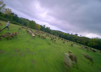 Movie still from “Square - Para Los Que Hacen” (2021) – Extreme Wide shot, High angle