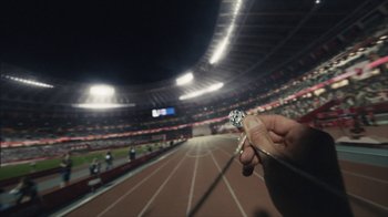 Movie still from “Discovery Plus - Olympics” (2021) – Extreme Close Up shot, High angle