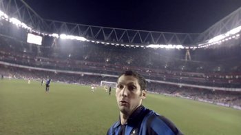 Movie still from “Nike - Take It To The Next Level” (2009) – Medium shot, Over the shoulder angle