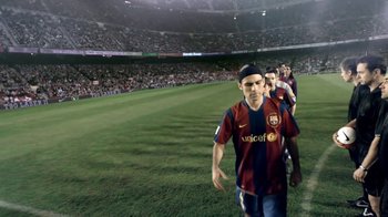 Movie still from “Nike - Take It To The Next Level” (2009) – Medium shot, Low angle