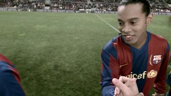 Movie still from “Nike - Take It To The Next Level” (2009) – Close Up shot, Over the shoulder angle