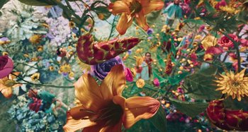 Movie still from “Nike - More Than Warmth” (2023) – Wide shot, Overhead angle