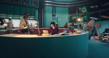 Movie still from “Nike - More Than Warmth” (2023) – Extreme Wide shot, Low angle
