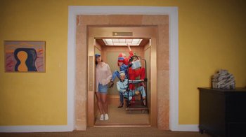 Movie still from “H&M - Hotel Hennes” (2022) – Wide shot, Low angle