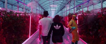 Movie still from “adidas Originals - Your Future is Not Mine” (2016) – Wide shot, Over the shoulder angle