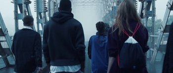 Movie still from “adidas Originals - Your Future is Not Mine” (2016) – Medium shot, Low angle